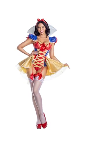 Party King Fairest Prinzessinnen-Kostüm für Damen und Erwachsene, Mehrfarbig/Meereswellen (Ocean Tides), XL von Party King