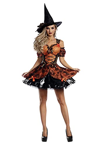 Party King Women's Harvest Witch Fancy Dress Costume Medium von Party King