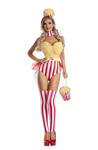 Party King Women's Popcorn Babe Fancy Dress Costume Medium Party King Women's Popcorn Babe Fancy Dress Costume Medium von Party King