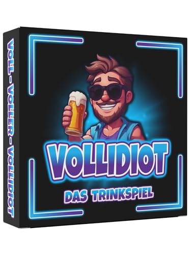Party Peak - Vollidiot - Das Trinkspiel | Spiel clever– sonst wirst du der Vollidiot | ab 18 | Spiele für Erwachsene | Kartenspiel | Partyspiel | Saufspiele Party Peak - Vollidiot - Das Trinkspiel | Spiel clever– sonst wirst du der Vollidiot | ab 18 | Spiele für Erwachsene | Kartenspiel | Partyspiel | Saufspiele von Party Peak