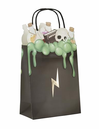Generique - Zauberer-Geschenktüte 4-Stück Magier-Zubehör bunt 20 cm - Schwarz von Party Pro