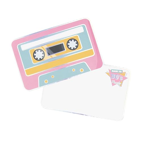 PARTYPRO 8 Einladungskarten 90er Jahre Kassette PARTYPRO 8 Einladungskarten 90er Jahre Kassette von Party Pro
