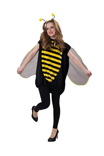 PartyXPeople Biene Maylin Kostüm inkl. Haarreif |Damen Tierkostüm Bienchen | Verkleidung Honigbiene Hummel Flotte Biene |schwarz-gelb | One Size Fits Most | 13810 Gr. STD PartyXPeople Biene Maylin Kostüm inkl. Haarreif |Damen Tierkostüm Bienchen | Verkleidung Honigbiene Hummel Flotte Biene |schwarz-gelb | One Size Fits Most | 13810 Gr. STD von PartyXPeople
