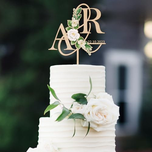 Party to Be Cake Topper Hochzeit Personalisiert Hochzeitstorte Tortenstecker aus Holz Kranz mit Initialen Datum Hochzeitsdeko Dekoration Party to Be Cake Topper Hochzeit Personalisiert Hochzeitstorte Tortenstecker aus Holz Kranz mit Initialen Datum Hochzeitsdeko Dekoration von Party to Be
