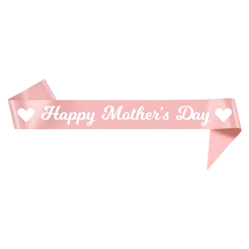 Party to Be Happy Mother's Day Schärpe Party Dekorationen für Muttertag (Roségold) von Party to Be