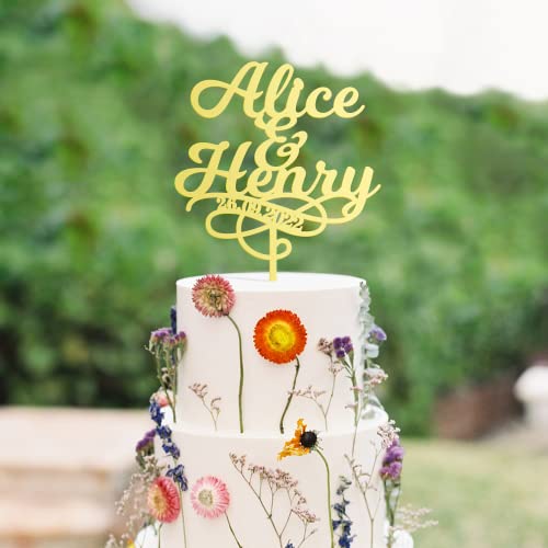 Party to Be Personalisiert Hochzeitstorte Topper Custom Datum und Name Hochzeitstag Kuchen Dekoration Design 03 Party to Be Personalisiert Hochzeitstorte Topper Custom Datum und Name Hochzeitstag Kuchen Dekoration Design 03 von Party to Be