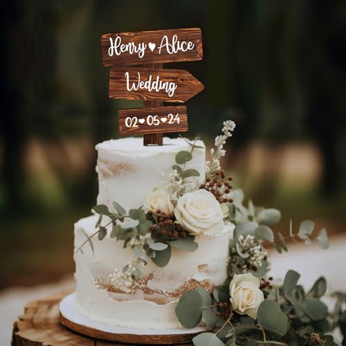 Party to Be Rustikale Holz Hochzeit Cake Topper Personalisiert Hochzeitstorte Deko Custom Braut und Bräutigam Tortenstecker mit Namen Party to Be Rustikale Holz Hochzeit Cake Topper Personalisiert Hochzeitstorte Deko Custom Braut und Bräutigam Tortenstecker mit Namen von Party to Be