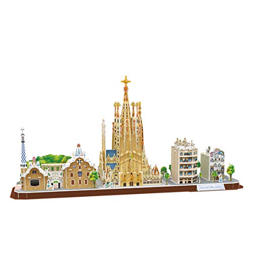 3D Puzzle - Barcelona 3D Puzzle Kinder Und 3D Puzzle Erwachsene, 3D Puzzle Mädchen, 3D Puzzle mit 186 Teilen, Modelle Zum Zusammenbauen Von Erwachsenen von Party town