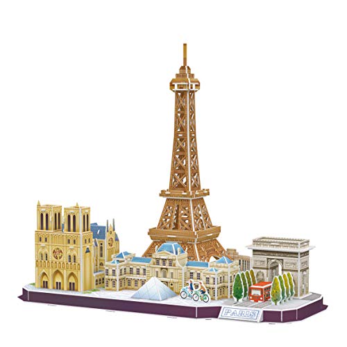 3D Puzzle - Puzzle Paris 3D Puzzle Kinder Und 3D Puzzle Erwachsene, 3D Puzzle Mädchen, 3D Puzzle Mit 114 Teilen, Modelle Zum Zusammenbauen Von Erwachsenen von Party town