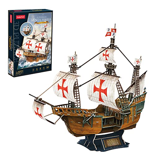3D Puzzle Santa Maria - 3 D Puzzle Für Kinder | 3D Puzzle Erwachsene | Modellbausatz Erwachsene | 3D Puzzle Kinder | 3 D Puzzle Erwachsen | 130 Teile 3D Puzzle Santa Maria - 3 D Puzzle Für Kinder | 3D Puzzle Erwachsene | Modellbausatz Erwachsene | 3D Puzzle Kinder | 3 D Puzzle Erwachsen | 130 Teile von Party town