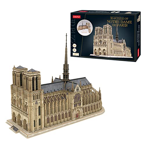 Party town Modellbau Erwachsene - Kathedrale Notre Dame XL | Bausatz Erwachsene | Modelbau 293 Teile | Bausätze Für Erwachsene | 3D Puzzle Erwachsene | 3D-Puzzles von Party town