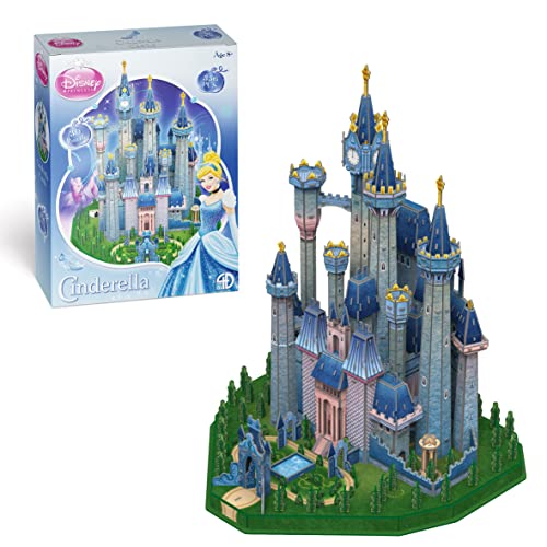 3D Puzzle Disney - Cinderella Disney Puzzle 3D Prinzessin Schloss, 3D Puzzle Kinder Aschenputtel Disney Schloss Ab 8 Jahre, 3D Puzzle Mädchen Und Junge von Party town