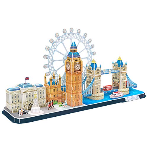 Modellbausatz Erwachsene Tower of London Brücke | 3D Puzzle | 3D Puzzle Erwachsene | Bausatz Erwachsene | 157 Teile | 240 Minuten Aufbauzeit | 3D Puzzle Kinder von Party town