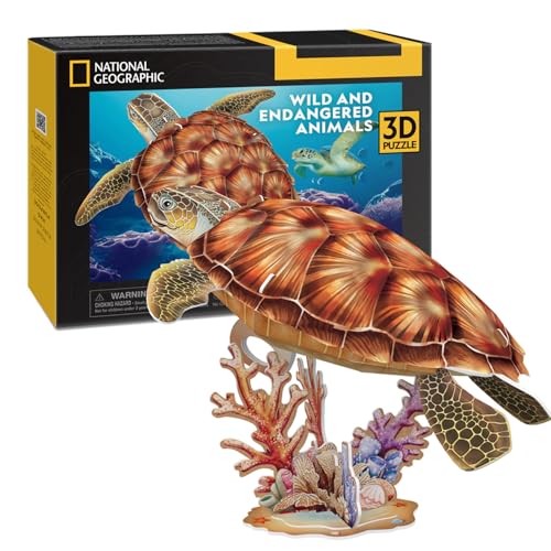 National Geographic - Meeresschildkröte | 3D Puzzle | Spielzeug Ab 8 Jahre Jungen | 3D Puzzle Kinder | 3D Puzzle | Geschenk Junge 8 Jahre | Jungs Geschenke 8 Jahre | 31 Teilen National Geographic - Meeresschildkröte | 3D Puzzle | Spielzeug Ab 8 Jahre Jungen | 3D Puzzle Kinder | 3D Puzzle | Geschenk Junge 8 Jahre | Jungs Geschenke 8 Jahre | 31 Teilen von Party town