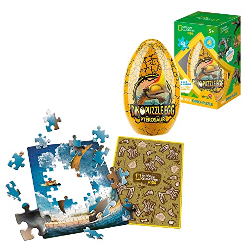 National Geographic Dinosaurier-Puzzle, wendbar, 5 Jahre Pterosaur, Eier-Dinosaurier, Dinosaurier, Spielzeug, Dinosaurier-Spiele National Geographic Dinosaurier-Puzzle, wendbar, 5 Jahre Pterosaur, Eier-Dinosaurier, Dinosaurier, Spielzeug, Dinosaurier-Spiele von Party town