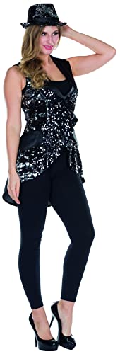 Paillettenweste schwarz Paillettenweste schwarz von Party x People