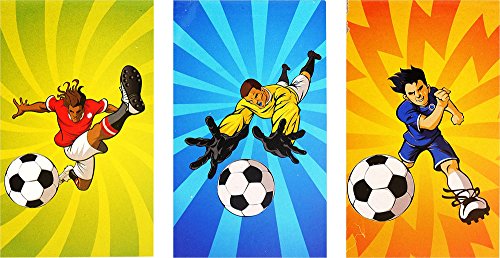 Fußball Mini Notebook (Packung mit 12) von Party2u