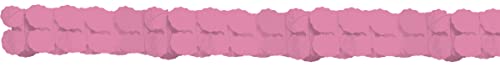 PartyCube 33281 Girlande aus Papier (m. 3,65), Rosa von PartyCube