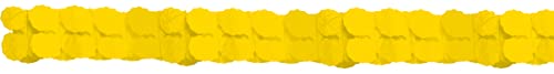 PartyCube 34035 Papiergirlande (m. 3.65) gelb von PartyCube