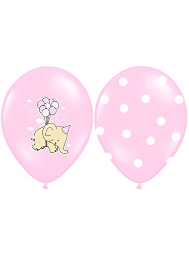 6 Ballons 30 cm Elefant rosa Baby Babyparty Geburt 6 Ballons 30 cm Elefant rosa Baby Babyparty Geburt von PartyDeco
