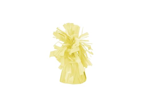 Ballongewicht für Helium 7cm 4er Set - Beschwerer Gewichte für Ballons Luftballons Heliumballons - Ballonhalter Ballonbeschwerer - Partyzubehör - Gelb von PartyDeco
