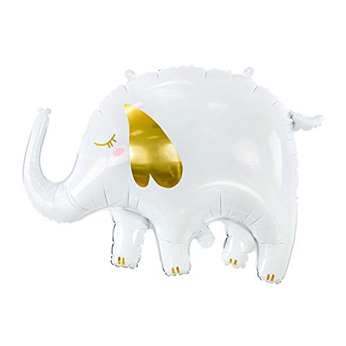 PartyDeco Folie Elefant Ballon- Safari Geburtstag Folie Ballon matt mit Golddruck- Größe ca. 61x 46 CM Geburtstag Folie Ballon Hel Dekoration Überraschung Party Kind Dschungel Tiere PartyDeco Folie Elefant Ballon- Safari Geburtstag Folie Ballon matt mit Golddruck- Größe ca. 61x 46 CM Geburtstag Folie Ballon Hel Dekoration Überraschung Party Kind Dschungel Tiere von PartyDeco