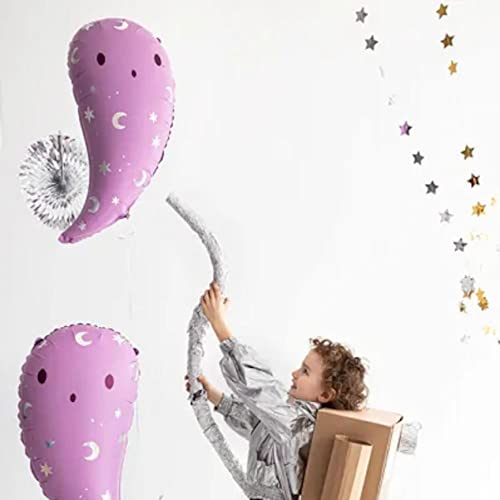 PartyDeco Geist geformter Filmballon für Halloween für Helium-Luft-schreckliches Haus von PartyDeco
