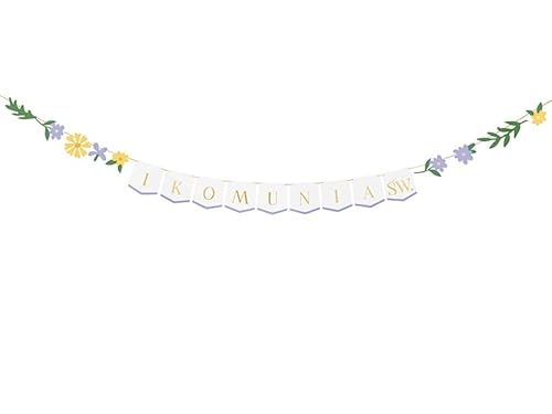 Banner Erste Heilige Kommunion, Mix, 300x13 cm Banner Erste Heilige Kommunion, Mix, 300x13 cm von PartyDeco