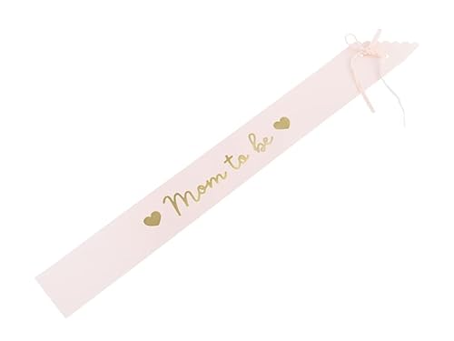 PartyDeco Mom to be Schärpe, rosa, 75 cm, für Baby Shower, Gender Reveal Party, Gadget, wiederverwendbar, als Geschenk PartyDeco Mom to be Schärpe, rosa, 75 cm, für Baby Shower, Gender Reveal Party, Gadget, wiederverwendbar, als Geschenk von PartyDeco