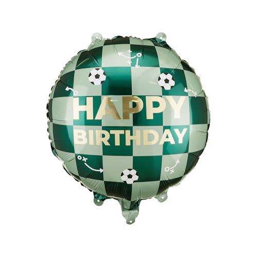 PartydecoBalon foliowy Happy Birthday piłki, 35x35 cm, mix PartydecoBalon foliowy Happy Birthday piłki, 35x35 cm, mix von PartyDeco