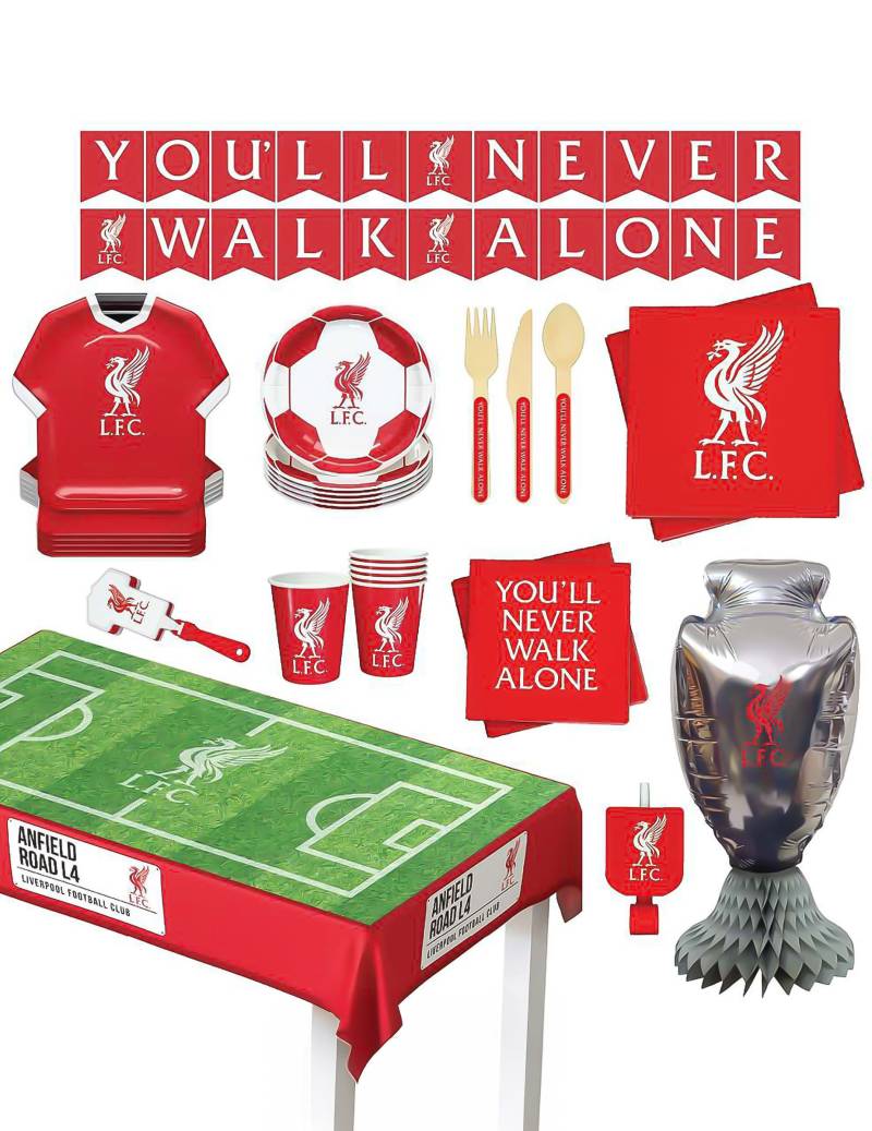 75-teiliges Liverpool FC Geburtstags-Set – Fußball Partydeko 75-teiliges Liverpool FC Geburtstags-Set – Fußball Partydeko von PartyDroid
