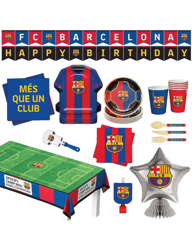 FC Barcelona Geburtstags-Set 75 Teile FC Barcelona Geburtstags-Set 75 Teile von PartyDroid