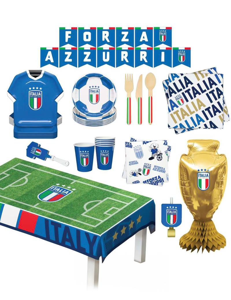 Italien Fußball-Verband Party-Set 75-teilig Italien Fußball-Verband Party-Set 75-teilig von PartyDroid