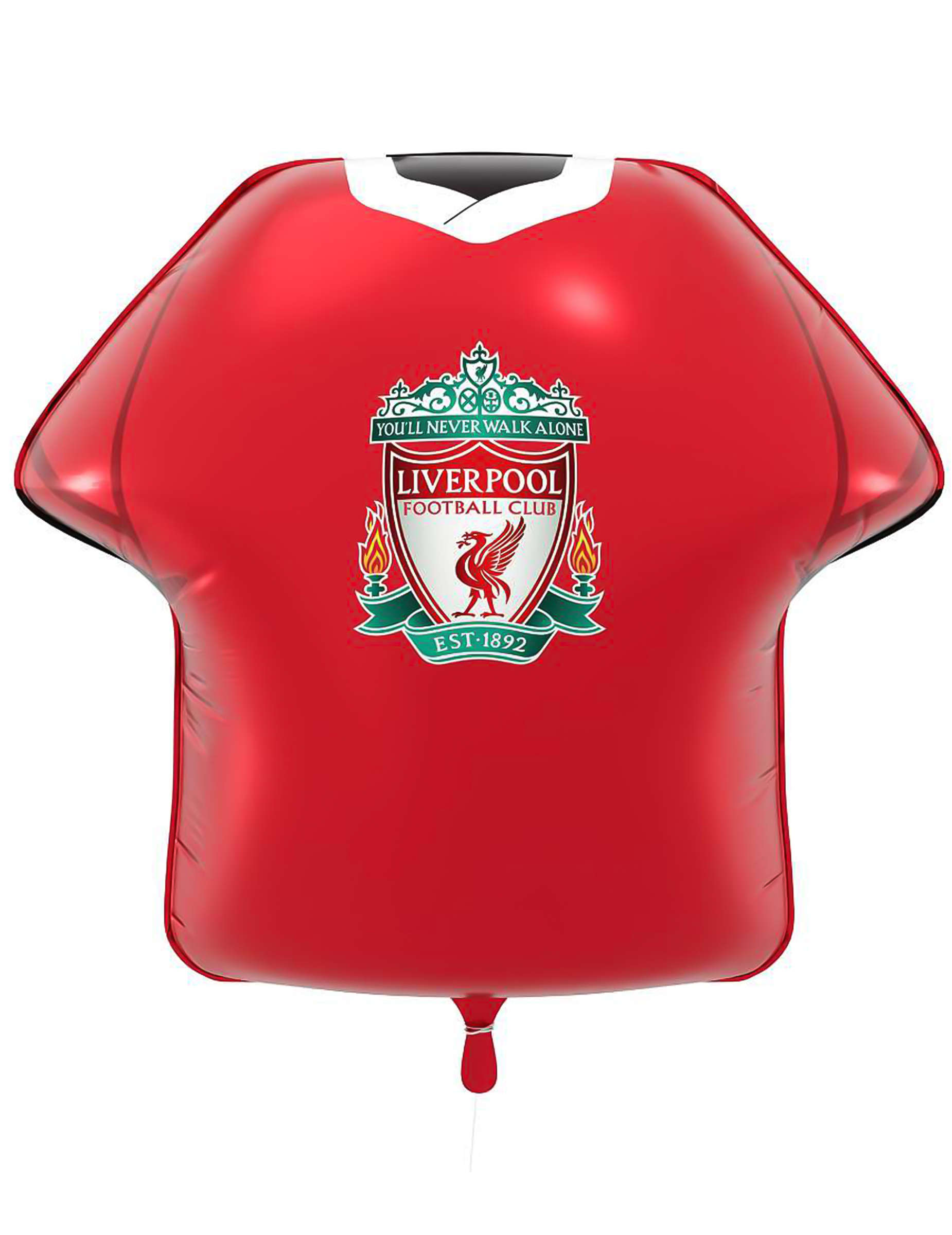 Liverpool Football Club Trikot-Ballon aus Aluminium Liverpool Football Club Trikot-Ballon aus Aluminium von PartyDroid