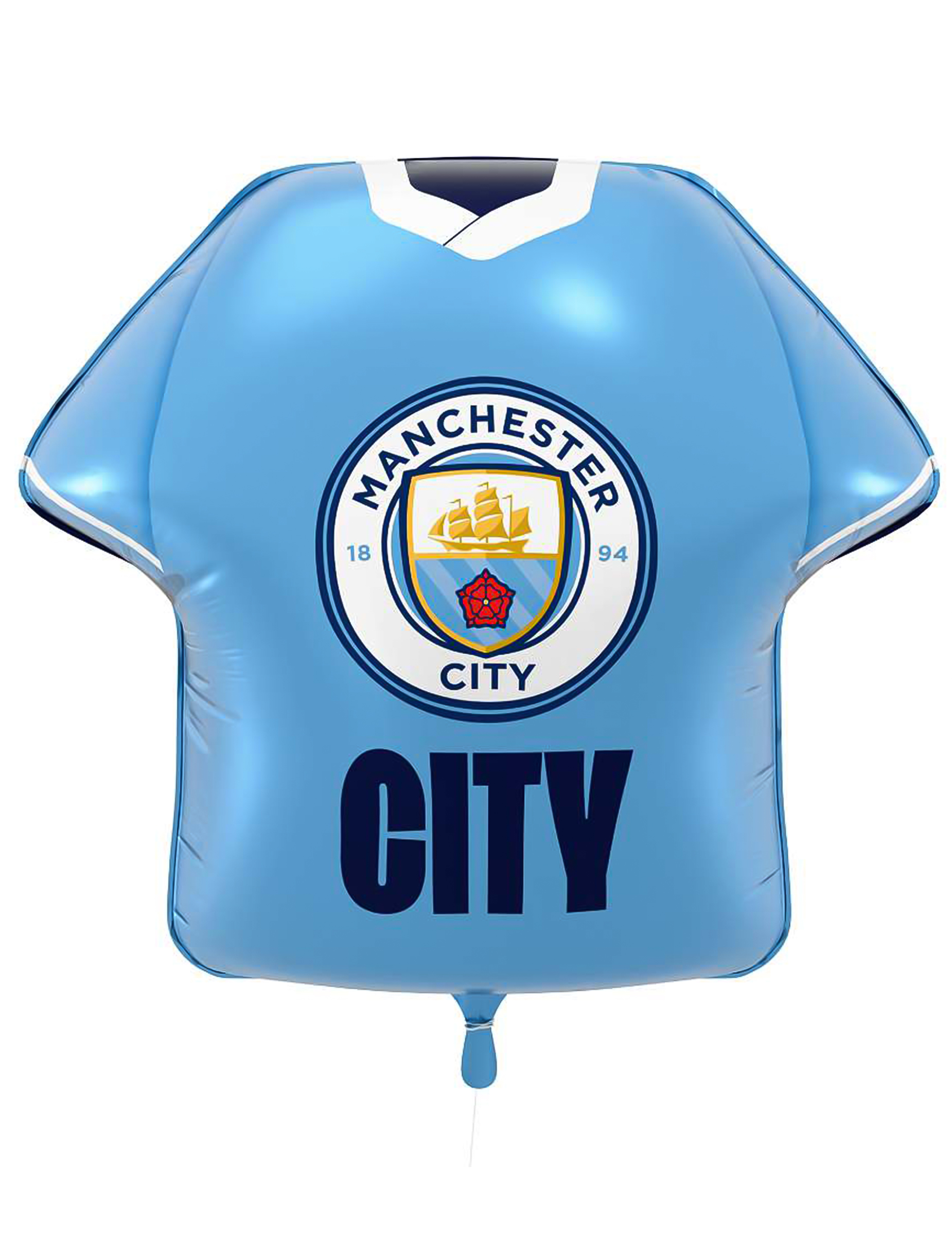Manchester City Football Club Trikot-Folienballon Manchester City Football Club Trikot-Folienballon von PartyDroid