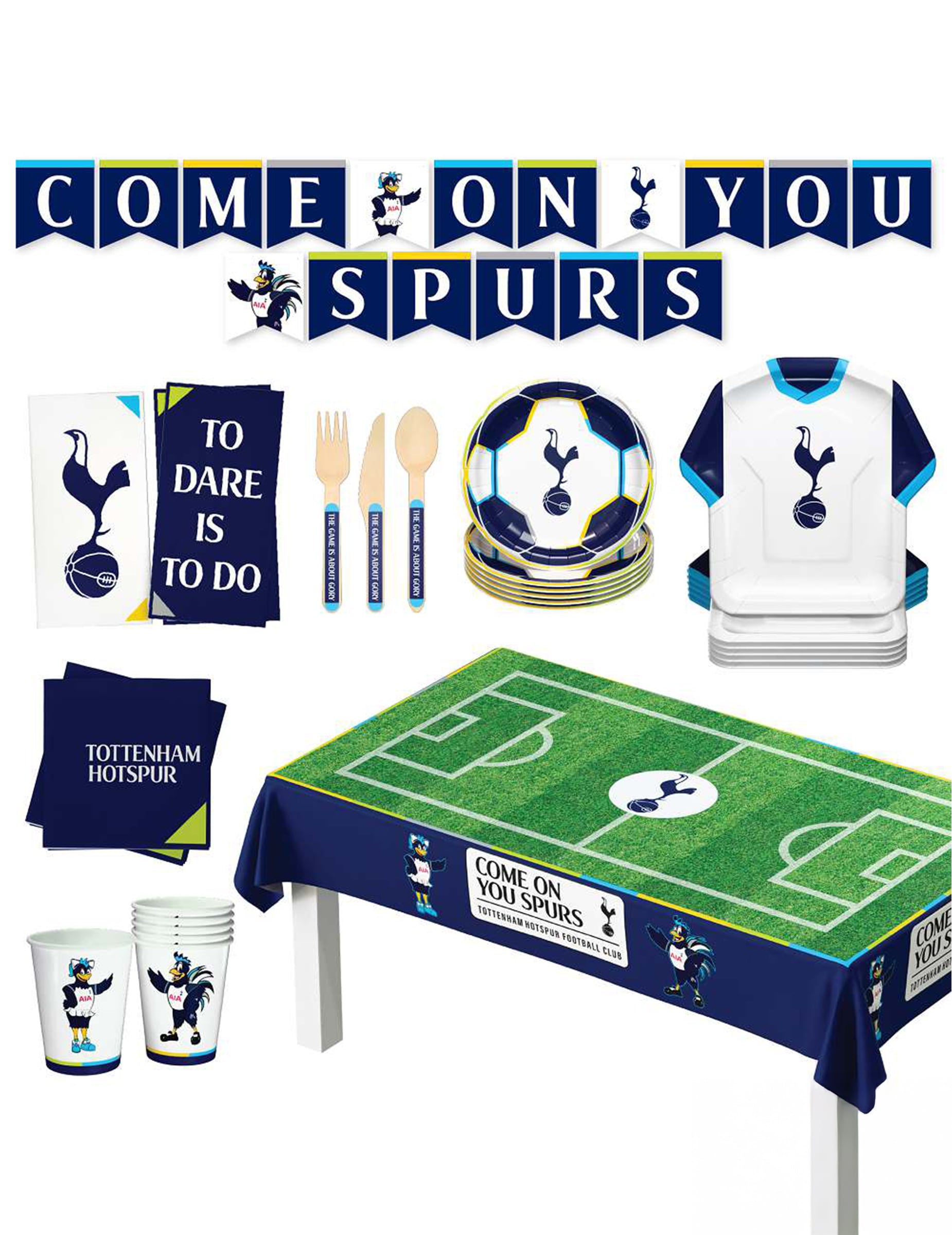 Tottenham Hotspur FC Geburtstags-Set 44 Teile Tottenham Hotspur FC Geburtstags-Set 44 Teile von PartyDroid