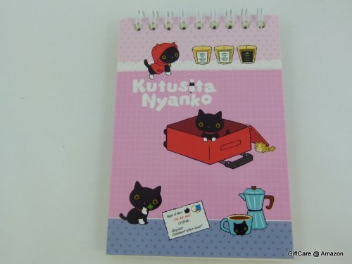 Kawaii Notebooks - Schwarze Katzen-Entwurf - Spiral Bound Größe: A6 - Postkarte von PartyErasers