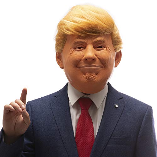 PartyHop Donald Trump Latex Maske Amerikanischer US-Präsident Politiker Berühmtheit Berühmte Menschen Menschliche Realistische Kopfmasken Kostüm für Halloween Party Carnival Parade von PartyHop