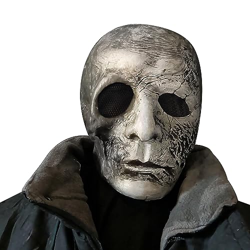 PartyHop Horror Schädel Maske Zombie Kopf Latex Realistische Masken für Halloween Karneval Kostüm Party Parade von PartyHop