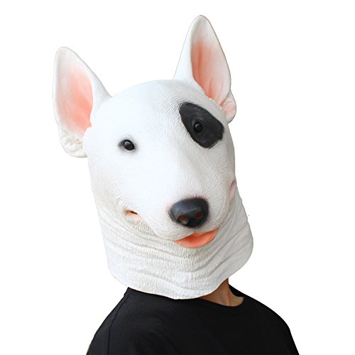 Partykostüm Deluxe Innovatives Allerheiligen-Kostüm für Herren, Kopfmaske, Bullterrier Partykostüm Deluxe Innovatives Allerheiligen-Kostüm für Herren, Kopfmaske, Bullterrier von PartyHop