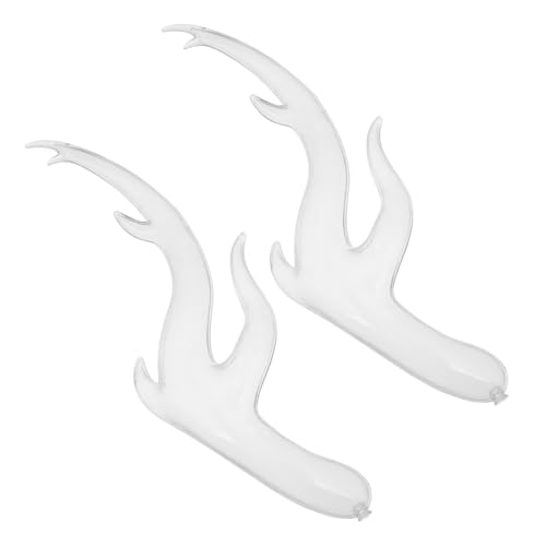 PartyKindom 1 Paar Drachenhörner Stirnband Für Cosplay -party Diy -drachenhörner Für Cosplay Drachenhornförmige Haarnadel Für Cosplay-party Drachenhörner Haarnadel Für Kostüm Transparent Harz von PartyKindom