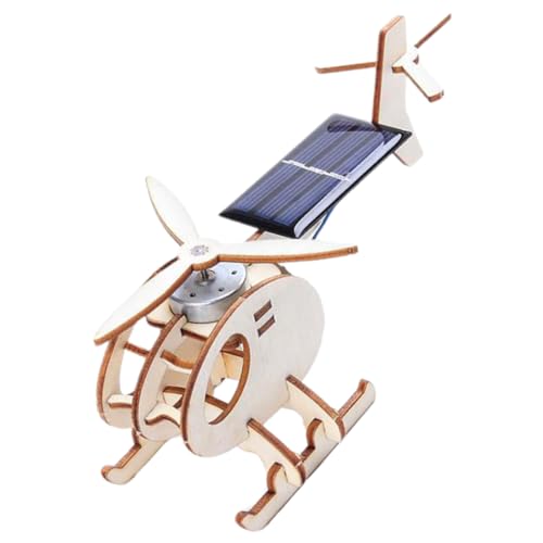 PartyKindom 1 Satz DIY Solar Hubschrauber Modellbausatz für Umweltfreundliches für Kreative Projekte und Wissenschaftliche Experimente für Zuhause und Schule von PartyKindom