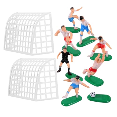 PartyKindom 1 Satz Dekoration der Fußballmannschaft Miniatur Hochzeit Kreative Kuchendekorationen Thema Fußballkuchen -Topper Kerl Dekorationen Fußball Fußballdekorationen für Kuchen Plastik PartyKindom 1 Satz Dekoration der Fußballmannschaft Miniatur Hochzeit Kreative Kuchendekorationen Thema Fußballkuchen -Topper Kerl Dekorationen Fußball Fußballdekorationen für Kuchen Plastik von PartyKindom