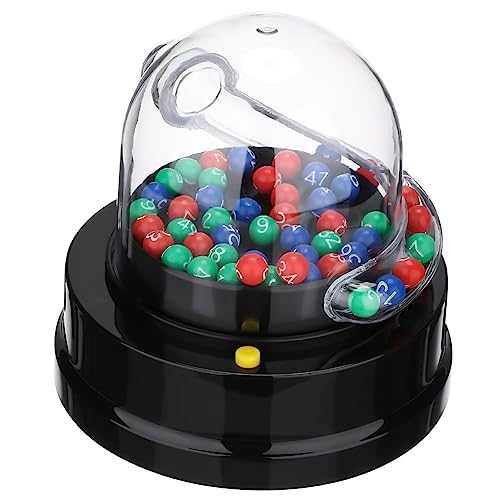PartyKindom 1 Satz Desktop-Spiele Elektrische Maschine verlosen Mini klein Jackpot-Maschine elektronische Lotteriemaschine Lottospielautomat elektrisch Tombola pp-Material Schwarz PartyKindom 1 Satz Desktop-Spiele Elektrische Maschine verlosen Mini klein Jackpot-Maschine elektronische Lotteriemaschine Lottospielautomat elektrisch Tombola pp-Material Schwarz von PartyKindom