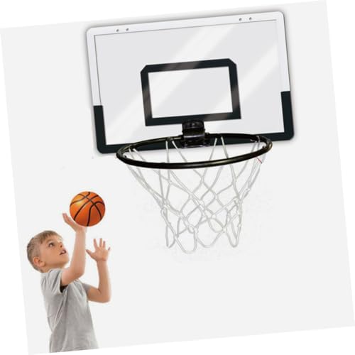 PartyKindom 1 Satz Faltbares Basketballset für Indoor mit Einfachem Aufbau Tragbar für Bewegung und Spaß für Jungen und Mädchen Montagematerial für Tür oder Wand von PartyKindom