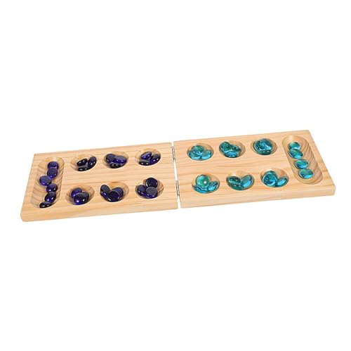 PartyKindom 1 Satz Faltbares Edelsteinschach holzspielzeug Brettspiel Mancala-Schach Mancala- aus Holz Mancala-Brettspiel Mancala-Faltbrett Familienspiel hölzern PartyKindom 1 Satz Faltbares Edelsteinschach holzspielzeug Brettspiel Mancala-Schach Mancala- aus Holz Mancala-Brettspiel Mancala-Faltbrett Familienspiel hölzern von PartyKindom