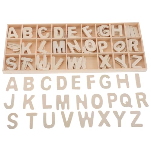 PartyKindom 1 Satz Holzbriefspielzeug Unvollendeter Holzausschnitt Bastelzubehör Selber Machen Aktivitäten Für Kleinkinder Holzausschnitt Selber Machen Ausschnitte Holzspäne Partyzubehör Beige von PartyKindom
