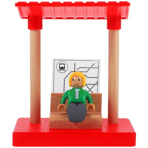 PartyKindom 1 Satz Holzeisenbahn Zubehör Mini Station Plattform Modell für Pädagogisches Kreativität und Handfertigkeit aus Natürlichem Holz Sicher und Langlebig PartyKindom 1 Satz Holzeisenbahn Zubehör Mini Station Plattform Modell für Pädagogisches Kreativität und Handfertigkeit aus Natürlichem Holz Sicher und Langlebig von PartyKindom