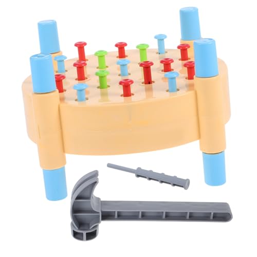 PartyKindom 1 Satz Interaktives Hämmern für Kleinkinder Farbiges Lernspielzeug Hand Augen Koordination und Motorik für Frühkindliche Bildung PartyKindom 1 Satz Interaktives Hämmern für Kleinkinder Farbiges Lernspielzeug Hand Augen Koordination und Motorik für Frühkindliche Bildung von PartyKindom
