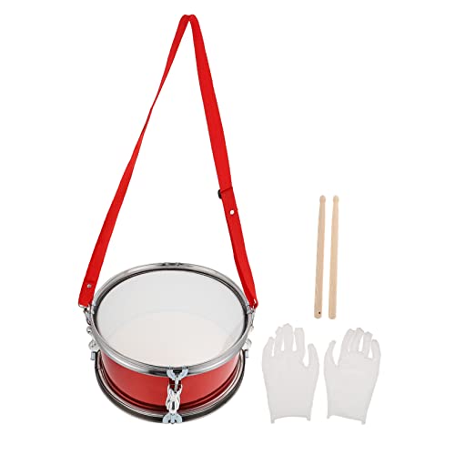 PartyKindom 1 Satz Kindertrommel Musical Bildungsspielzeug Bildung Percussion-Instrument Musiktrommelspielzeug Schlaginstrument Kleine Trommel Für Kinderspielzeug Rot Holz von PartyKindom